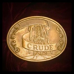 Vintage Crude Western Belt Buckle